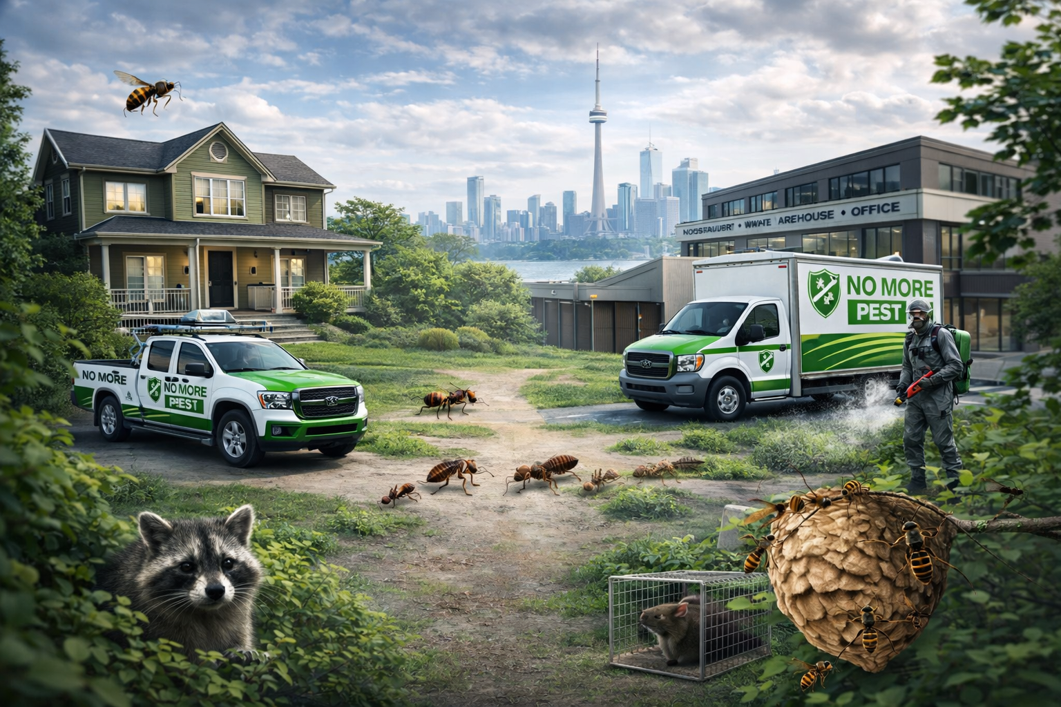 Nomore Pest Control Service Truck