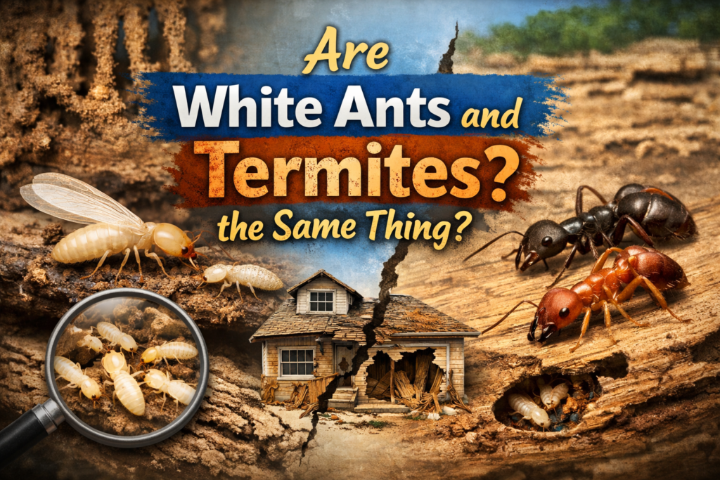 are white ants and termites the same thing